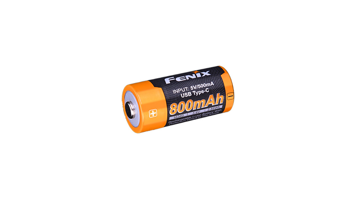 Fenix RCR123A 800 mAh USB-C Li-ion ARB-L16-800UP